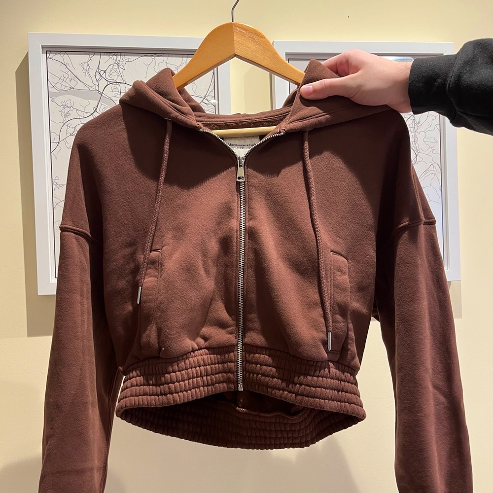 NWT Abercrombie & Fitch Zip-Up Hoodie